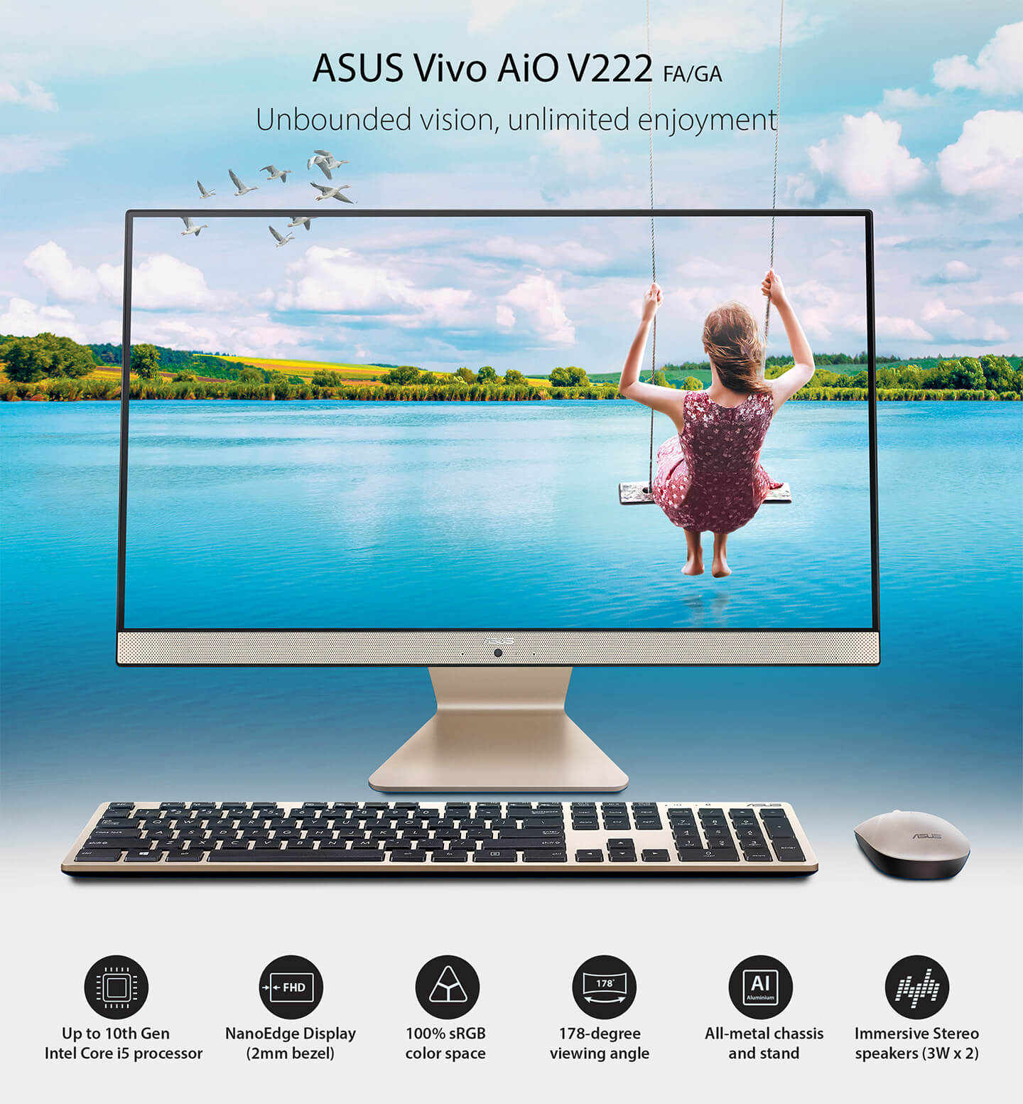 ASUS V222｜All-in-One PCs｜ASUS India